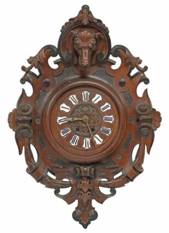 BLACK FOREST HOUND CARVED WALL