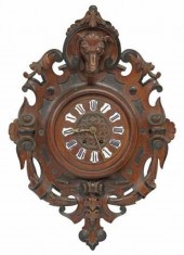 BLACK FOREST HOUND CARVED WALL
