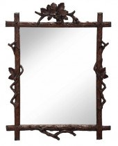 BLACK FOREST RUSTIC CARVED WAL