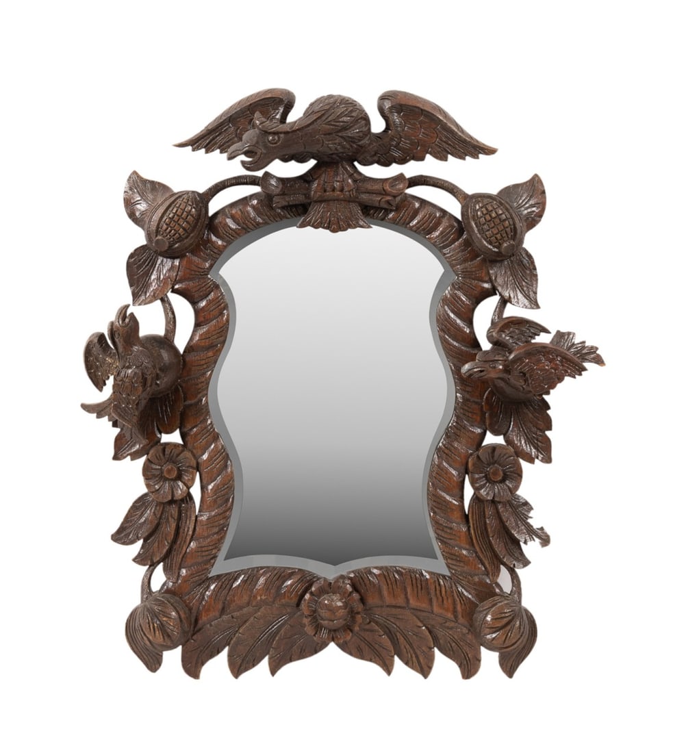 BLACK FOREST STYLE CARVED OAK