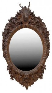 BLACK FOREST STYLE CARVED OAK