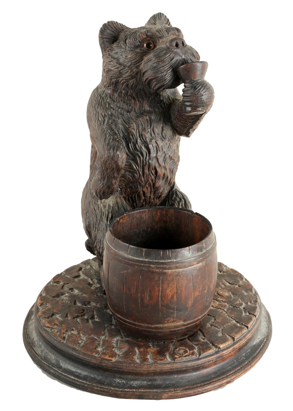 BLACK FOREST STYLE CARVED WOOD