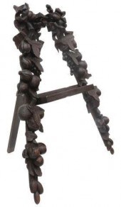 BLACK FOREST STYLE CARVED WOOD
