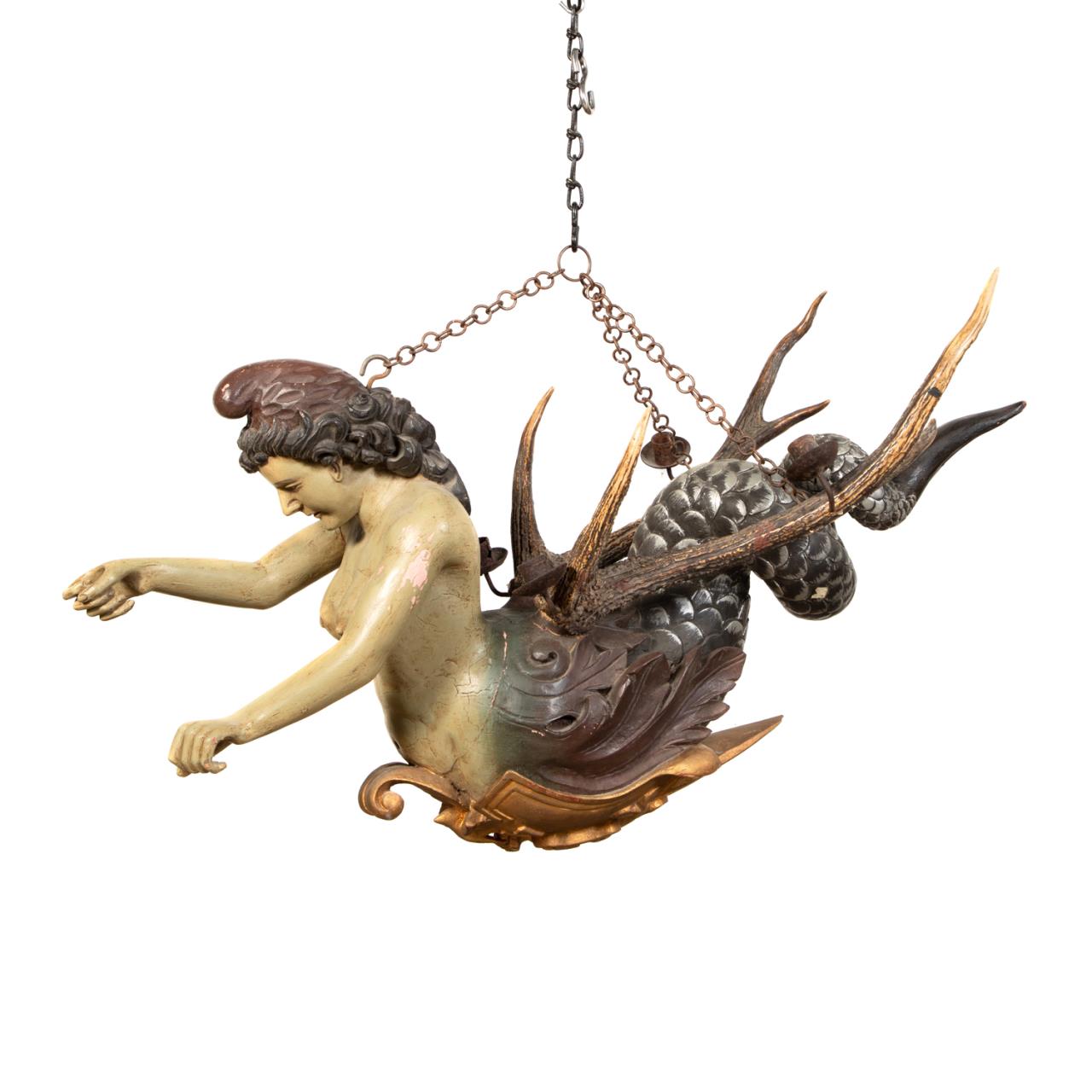 BLACK FOREST STYLE MERMAID CANDLE