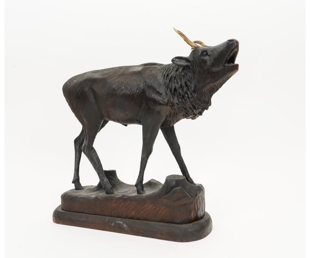 Black Forest style standing stag