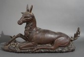 BLACK FOREST-TYPE CARVED WALNU