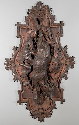 BLACK FOREST WALL PLAQUE, 48"