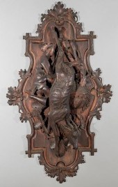 BLACK FOREST WALL PLAQUE, 48"