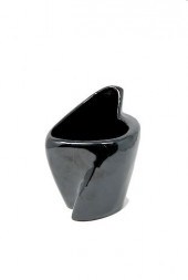 BLACK FRANKOMA VASEGlossy Fini