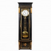BLACK GILT JAPANNED CHINOISERI