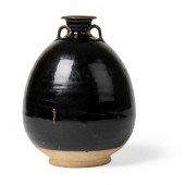 BLACK-GLAZED OVOID JAR
JIN TO