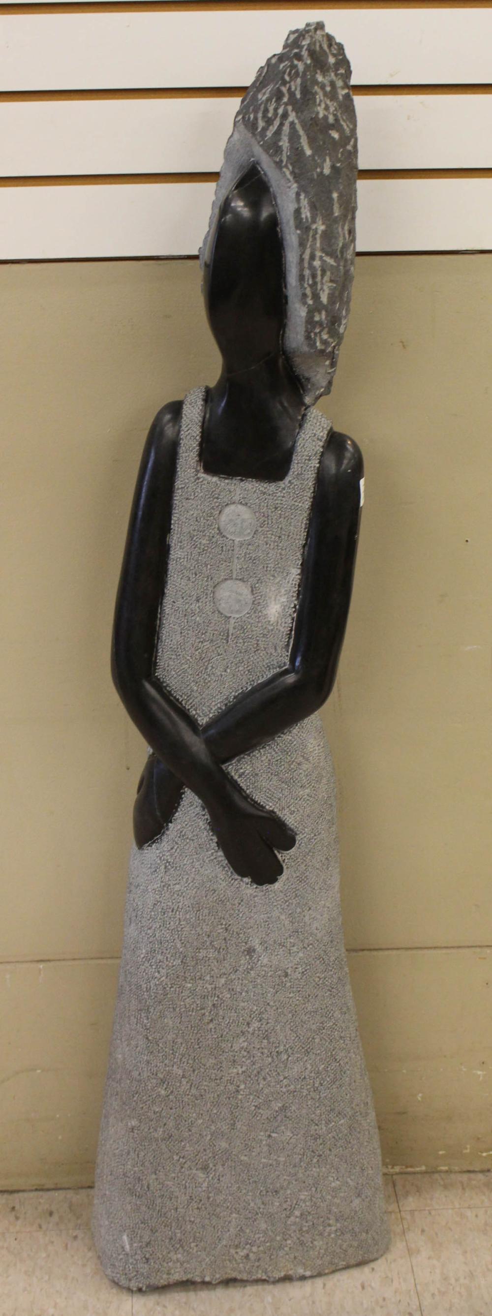 BLACK GRANITE SCULPTUREBLACK
