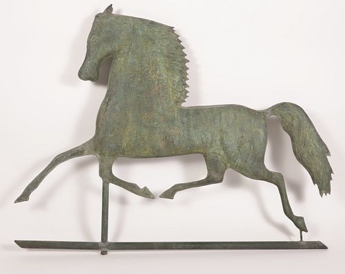 BLACK HAWK RUNNING HORSE MOLDED