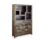 BLACK LACQUER GILT-AND-POLYCHR