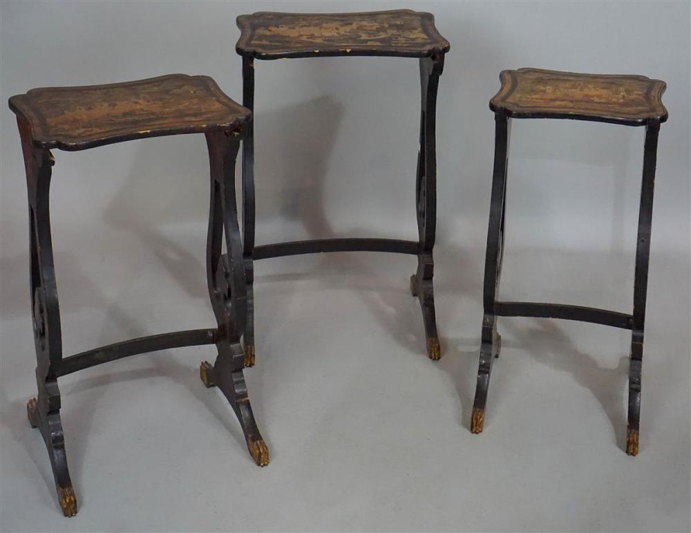 BLACK LACQUER PARCEL-GILT
