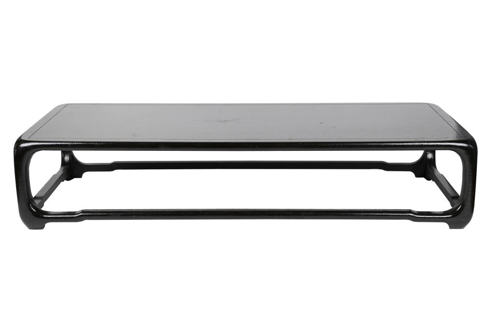 BLACK LACQUERED ASIAN-STYLE