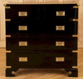 BLACK LACQUERED BRASS BOUND CA