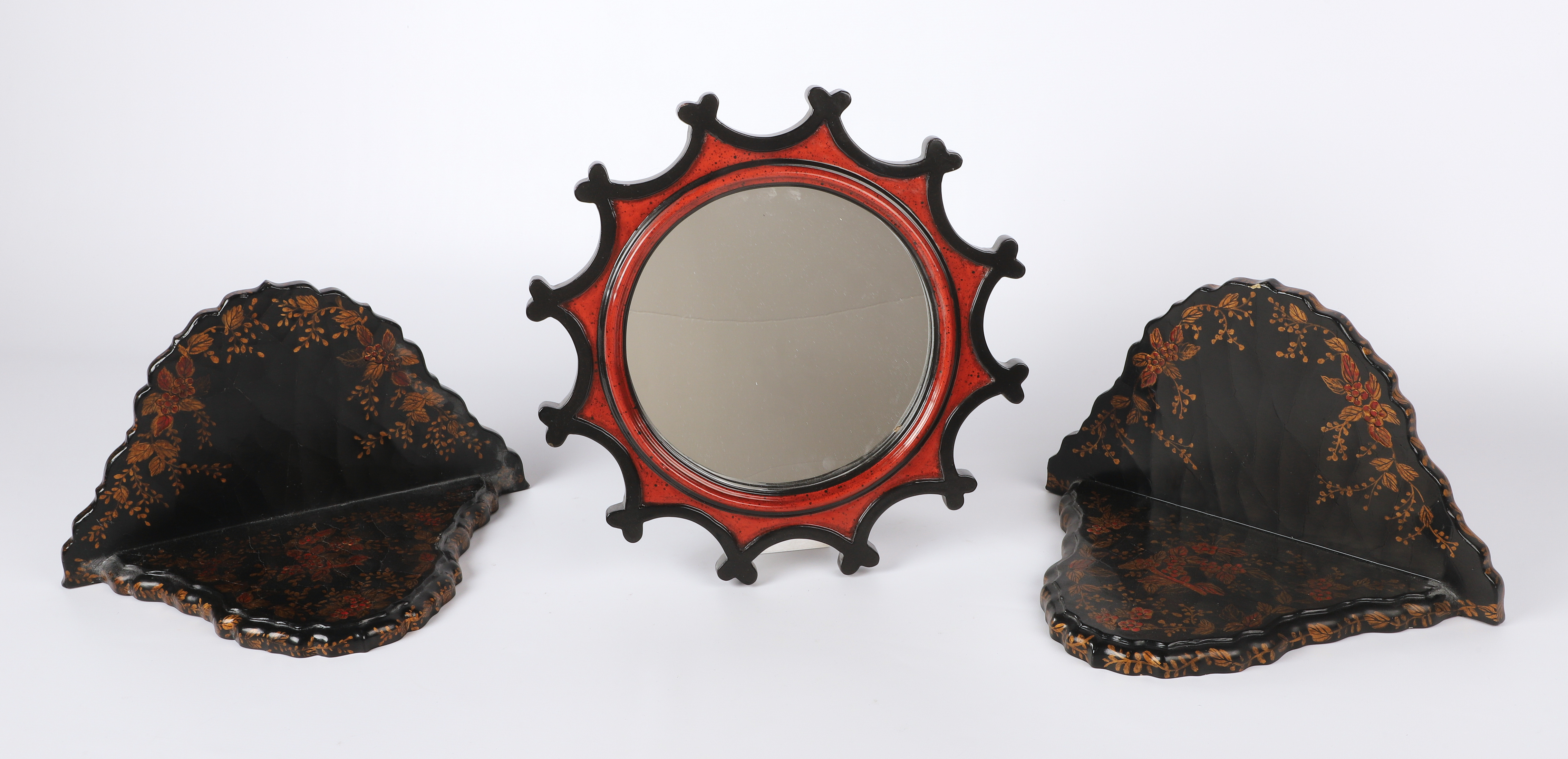 Black Lacquered Shelves and