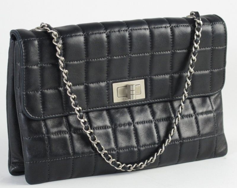 Black Lambskin 2.55 Reissue Flap