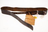 BLACK LEATHER BELT, NATHANIEL