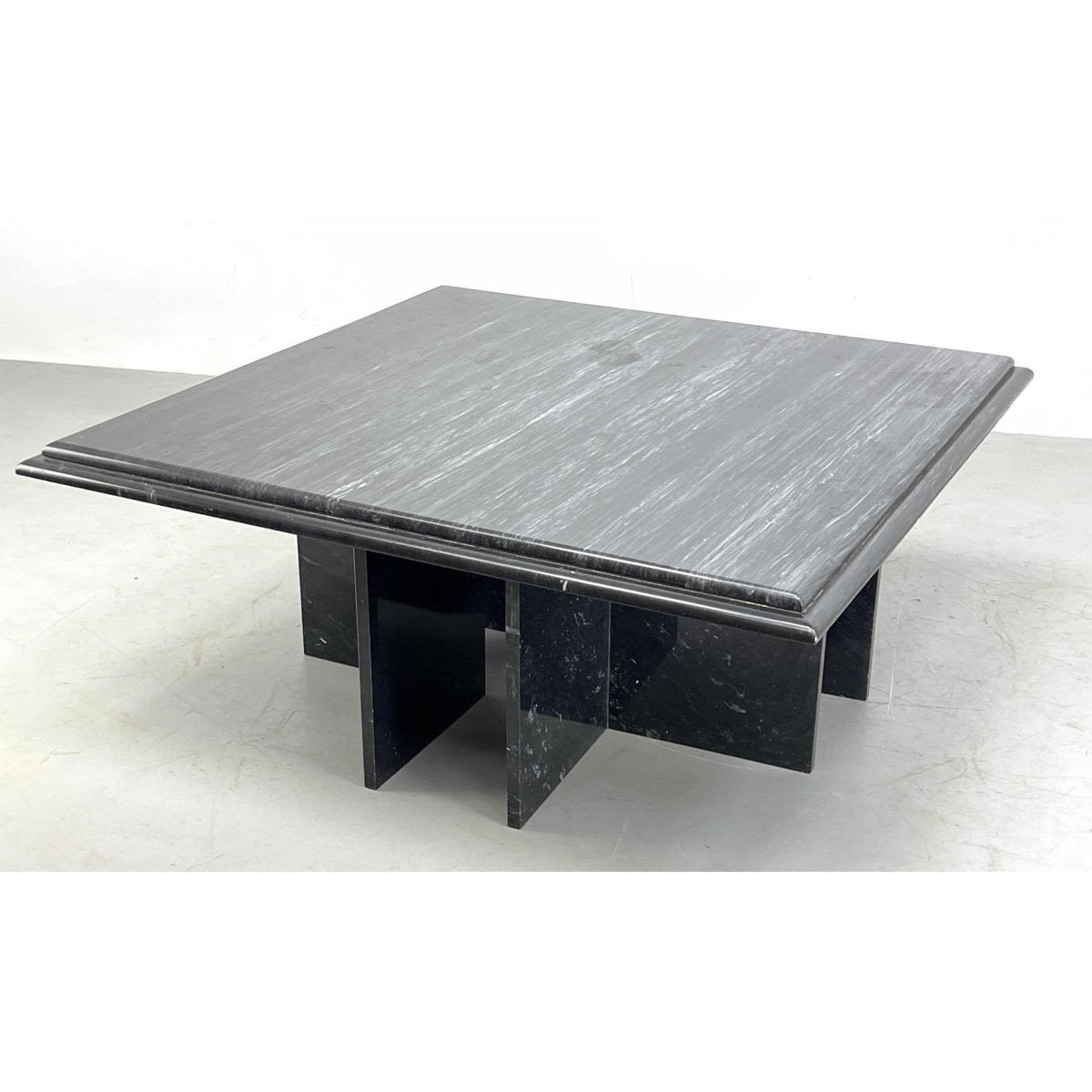 Black Marble Square Cocktail Coffee