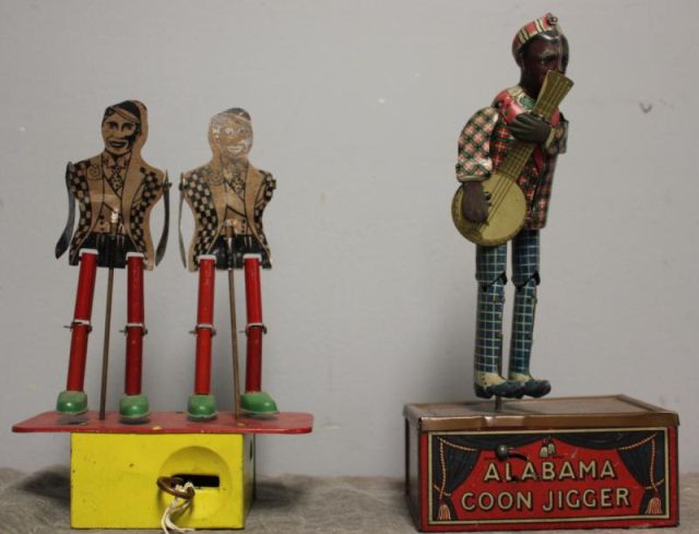 Black Memorabilia. 2 Tin Wind Up