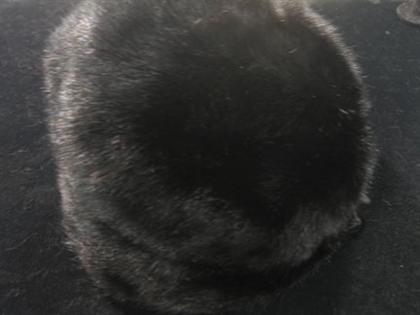 Black mink hat by Amrose   