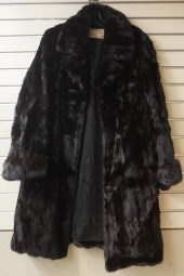BLACK MINK THREE QUARTER LENGT