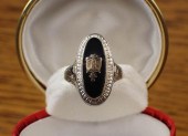 BLACK ONYX AND EIGHTEEN KARAT