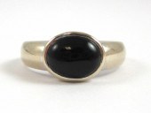 BLACK ONYX AND FOURTEEN KARAT
