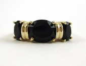 BLACK ONYX AND FOURTEEN KARAT