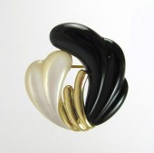 BLACK ONYX AND MOTHER-OF-PEARL