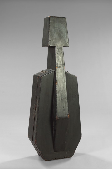 Black-Painted and Brass-Mounted