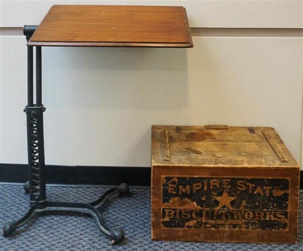 BLACK PAINTED CAST IRON FRUITWOOD