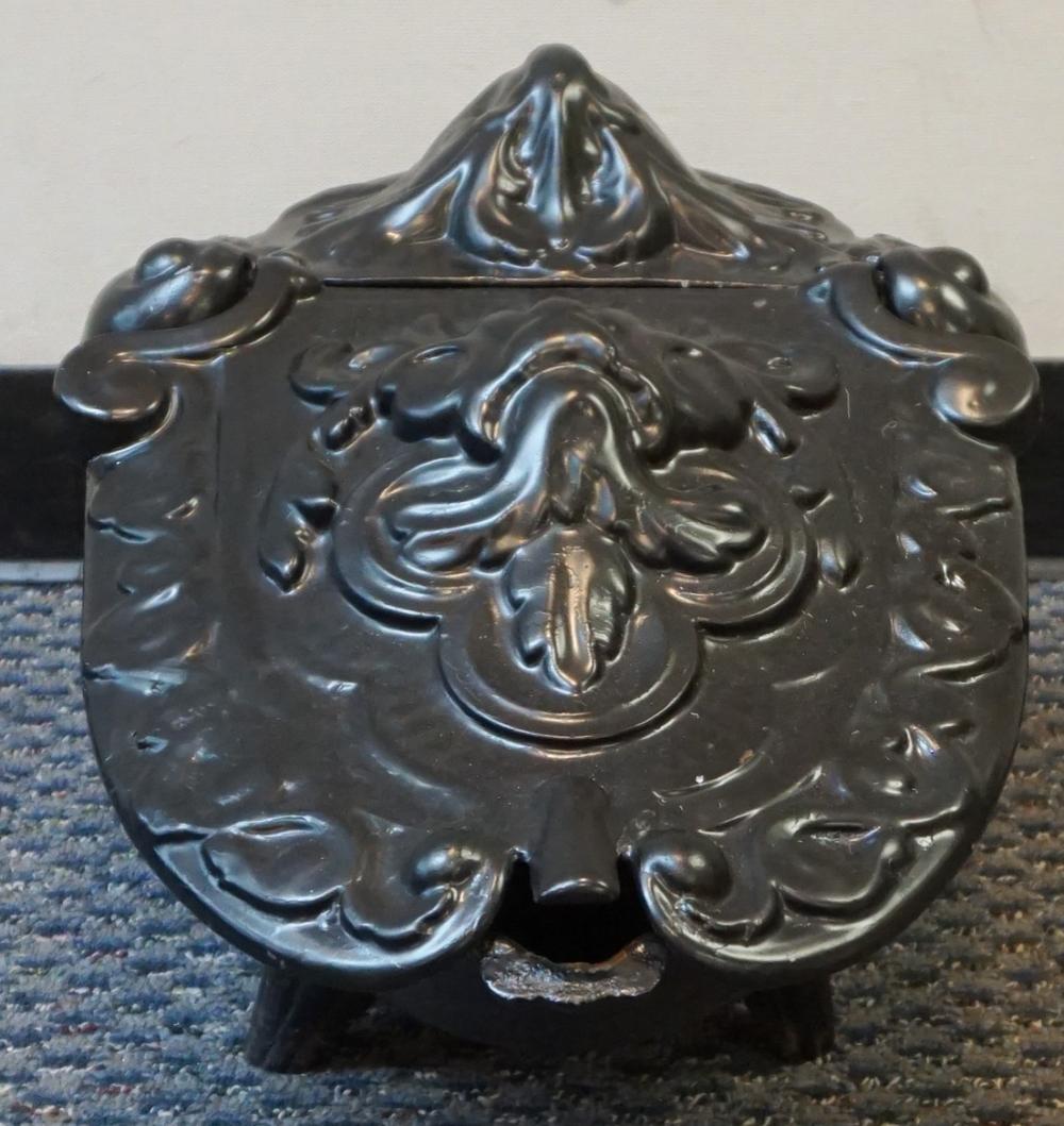 BLACK PAINTED CAST METAL COAL