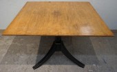 BLACK PAINTED FRUITWOOD AND ST