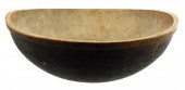 BLACK PAINTED LARGE TREEN BATT