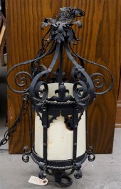 BLACK PAINTED METAL GOTHIC STY