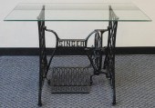 BLACK PAINTED WROUGHT IRON SIN