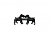 BLACK PAIR SCOTTIE DOGS PINBla