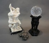 BLACK PATINATED METAL AND CRYS