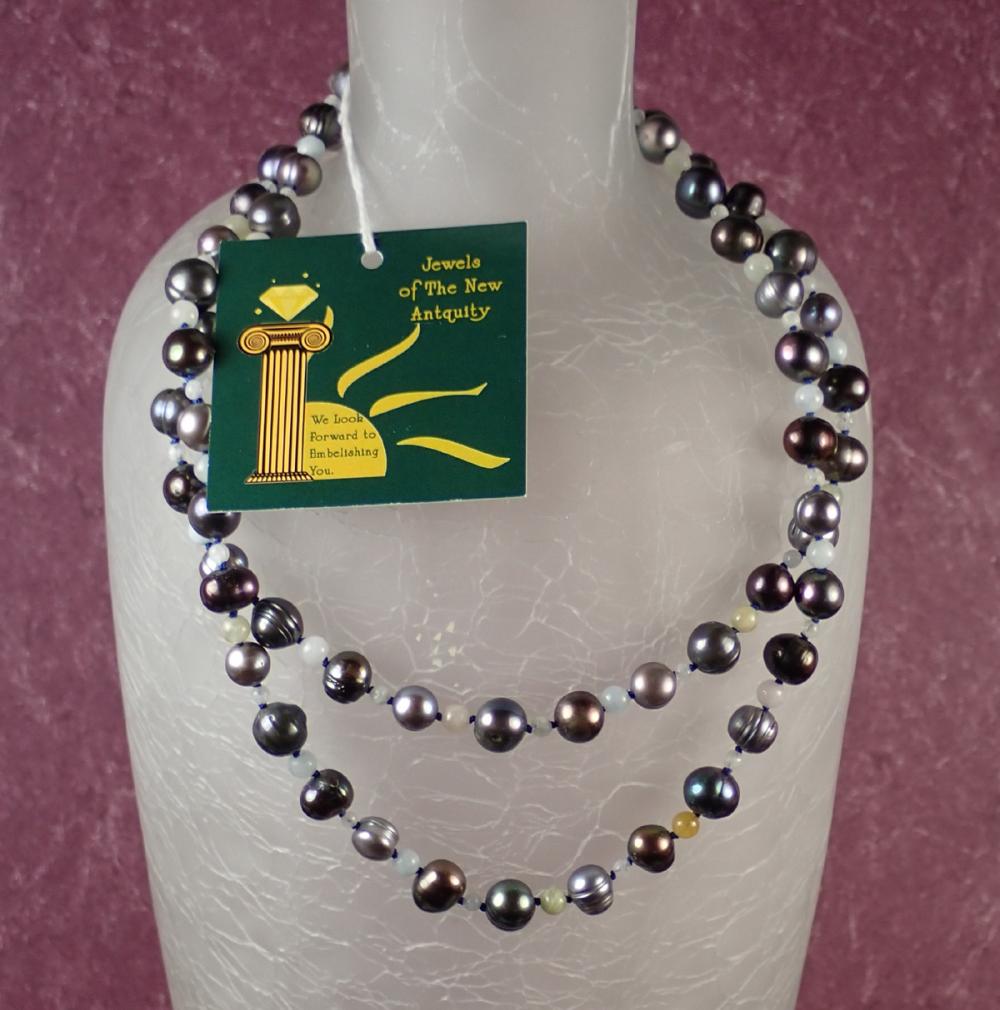 BLACK PEARL AND SEMI PRECIOUS