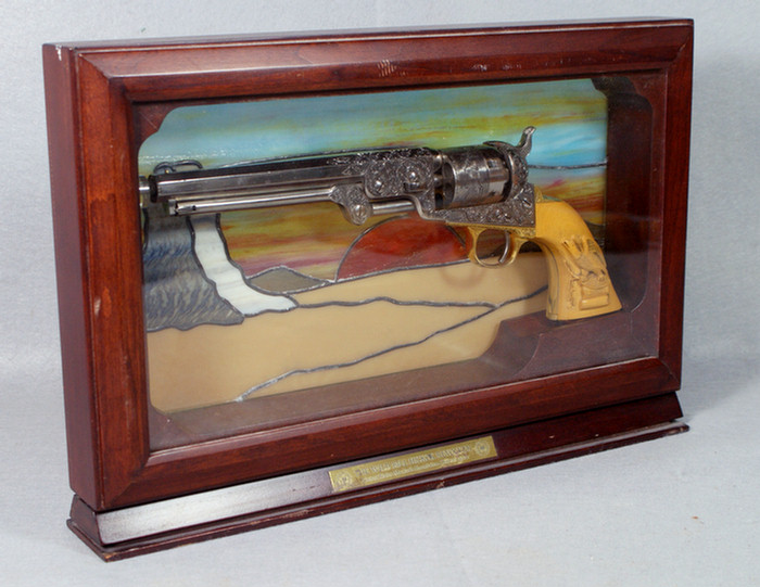 Black powder replica of a Colt