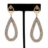 BLACK RHODIUM & 18K YG PANEL D