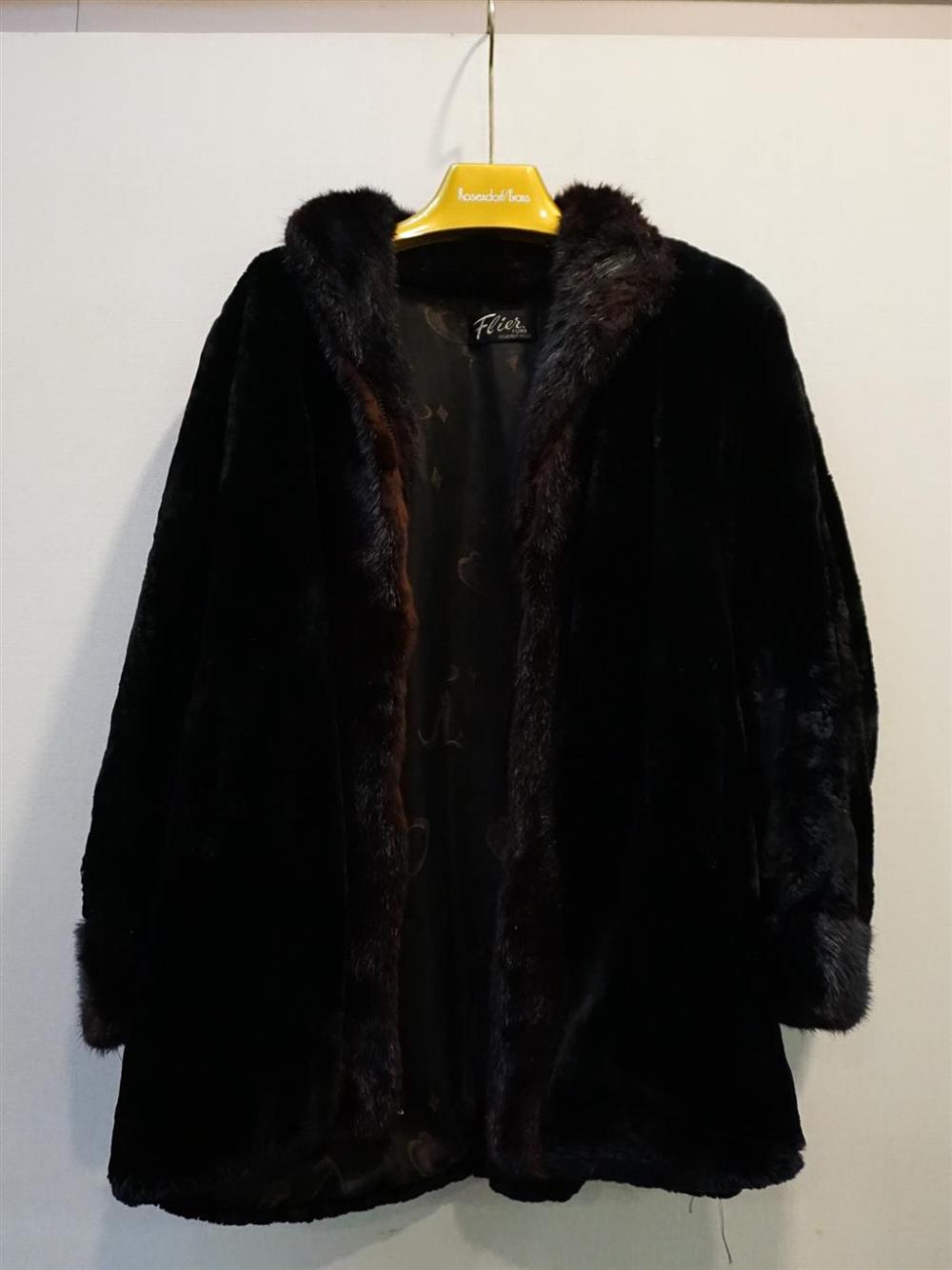 BLACK SEAL AND RANCH MINK COLLAR