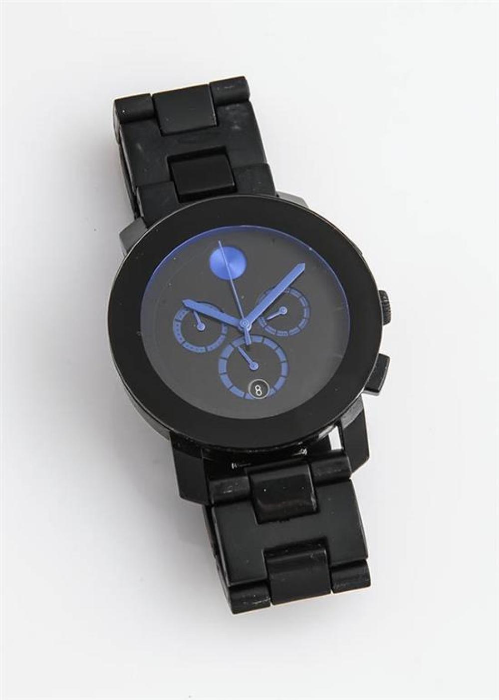 BLACK STAINLESS STEEL CHRONOGRAPH