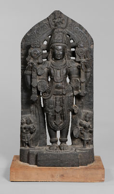 Black Stone Stele Indian,