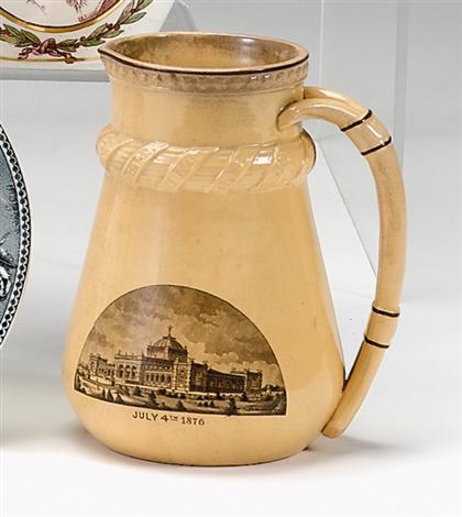 Black transfer-decorated  yellow