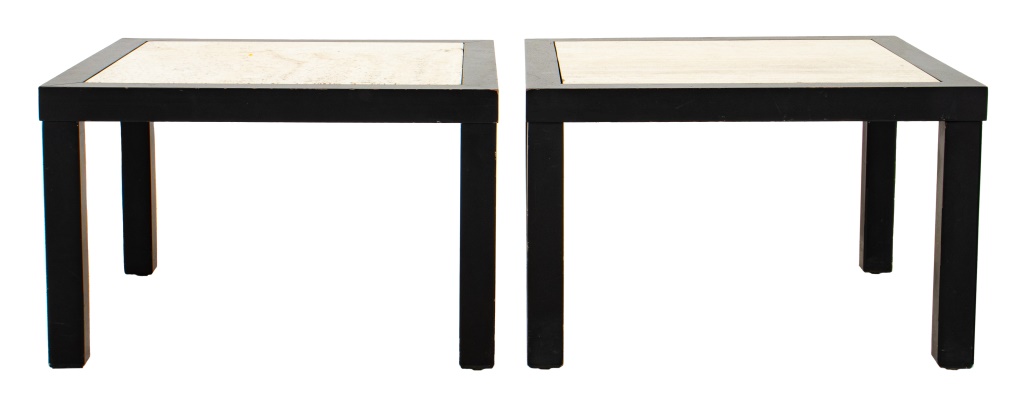 BLACK & TRAVERTINE MARBLE COFFEE