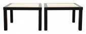 BLACK & TRAVERTINE MARBLE COFF